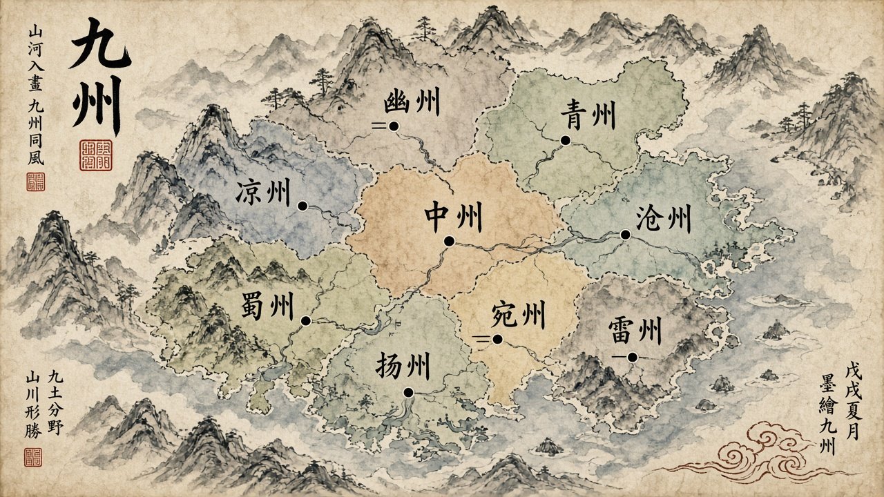 九州水墨图